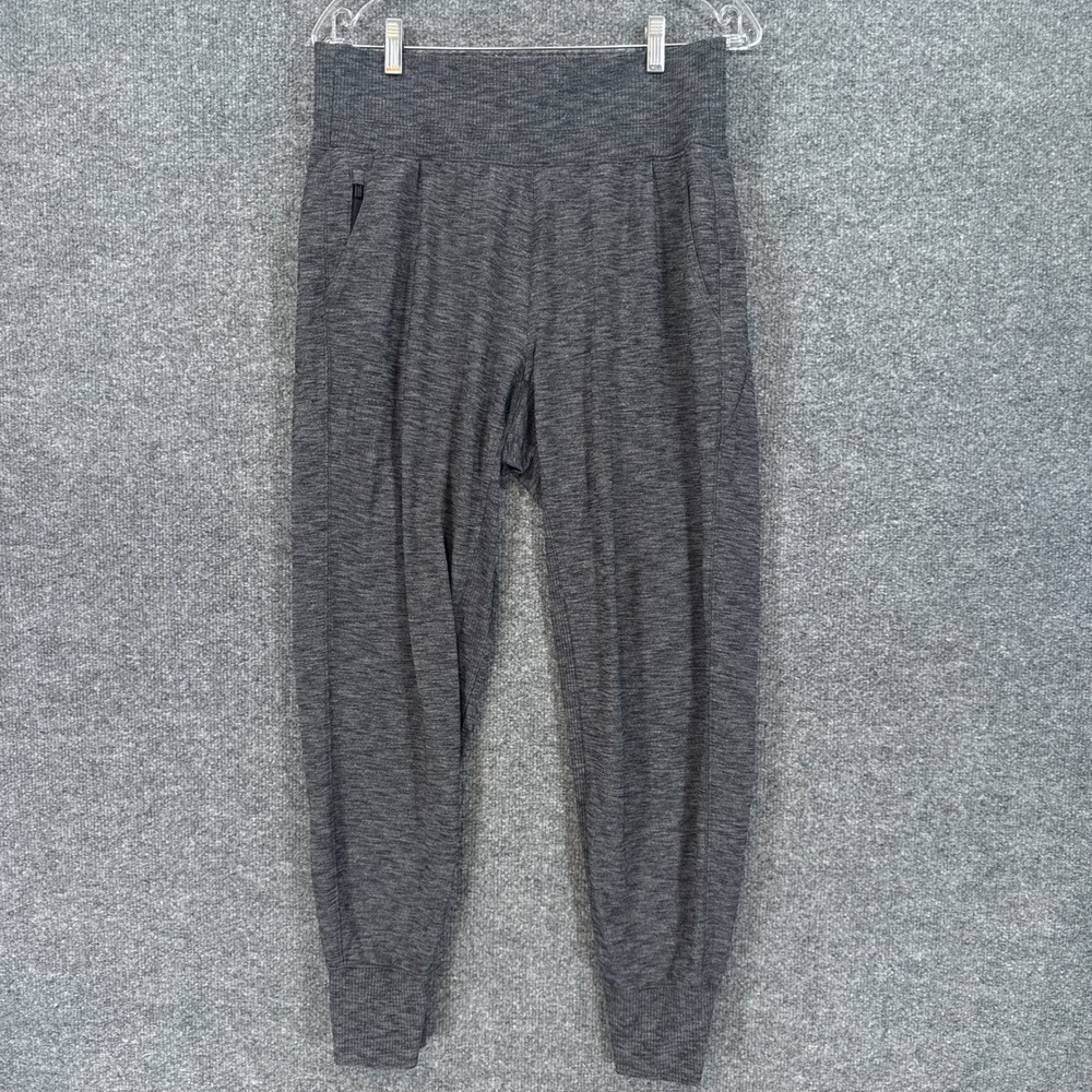Athleta Venice Joggers Women Medium Gray High Rise Athletic Sweatpants Pants